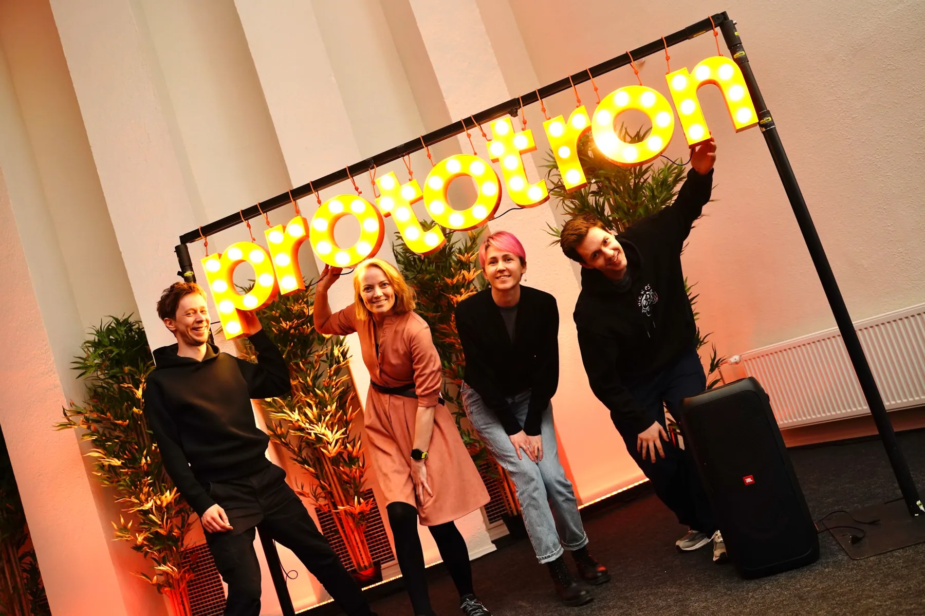 The Cyborgs team in an accelerator program